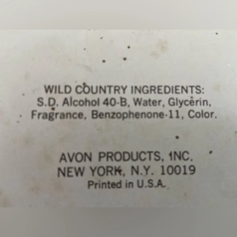 Vintage AVON Quail Decanter Wild Country Men Aftershave Original Box Full 1970s
